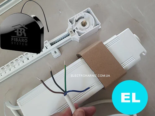Автоматичний карниз для штор Forest підключення до Fibaro Z-Wave