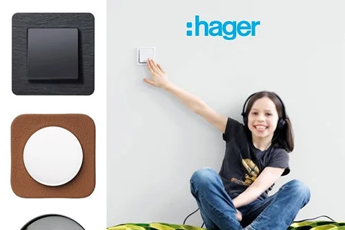 Вимикачі Hager та Berker для електричного карнизу та жалюзі