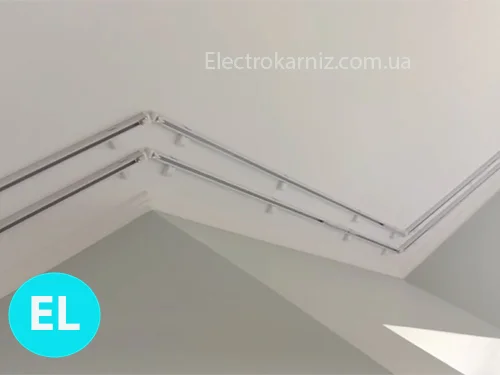 Алюмінієвий карниз для штор KS